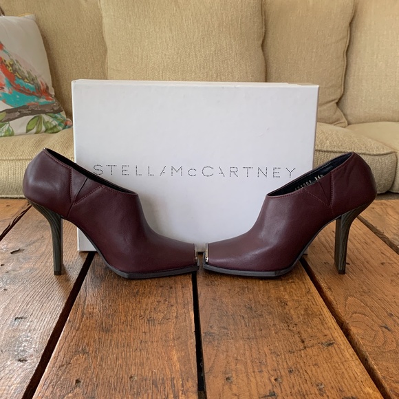 Stella McCartney Plum Burgundy Pumps 6.5 NIB! - Picture 13 of 16